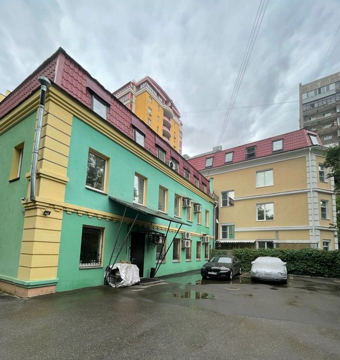 фасад дома, здание по адресу г Москва, Октябрьский пер, д 8 стр 2
